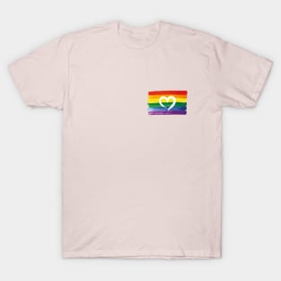 Love Has No Gender (pocket flag version) T-Shirt